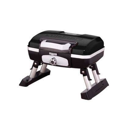 Custom Cuisinart Outdoors Petite Gourmet Portable Gas Grill - Black