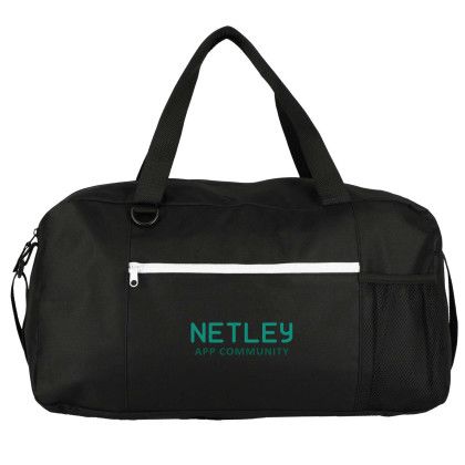 Custom Pacific Recycled Duffle Bag - Black