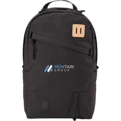 Custom Topo Designs Daypack Classic 15" Laptop Backpack - Black