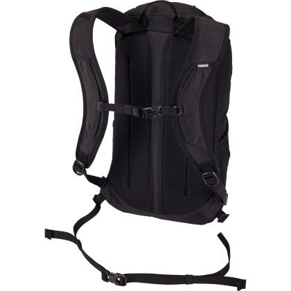 Custom Thule Recycled All Trail 18L 14" Laptop Backpack - Black - Back View