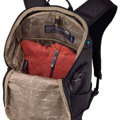 Custom Thule Recycled All Trail 18L 14" Laptop Backpack - Black - Main Storage Compartment