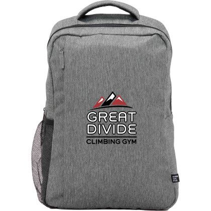 Custom Vila Recycled 15" Commuter Backpack - Graphite