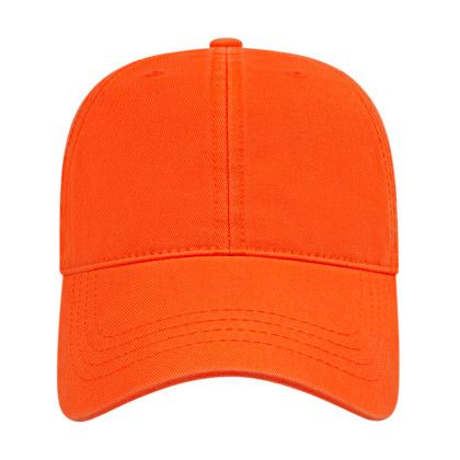 Custom Cap America Relaxed Golf Cap - Orange