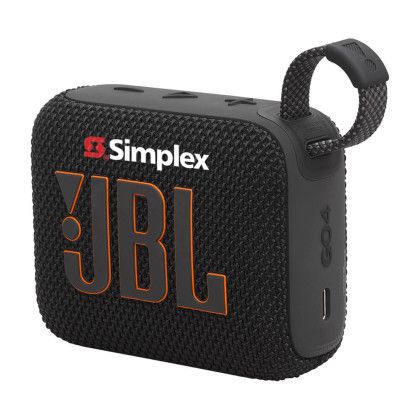 Custom JBL Go 4 Bluetooth Portable Speaker - Black