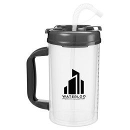 Custom 32 oz Medical Tumbler - Black