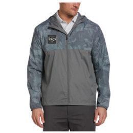 Custom Callaway Men's Packable Wind Jacket - Quiet Shade with Logo Embroidery