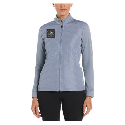 Custom Ladies Quilted Puffer Jacket - Tradewinds with Logo Embroidery