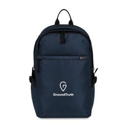 Custom Renew RPET Laptop Backpack - Navy