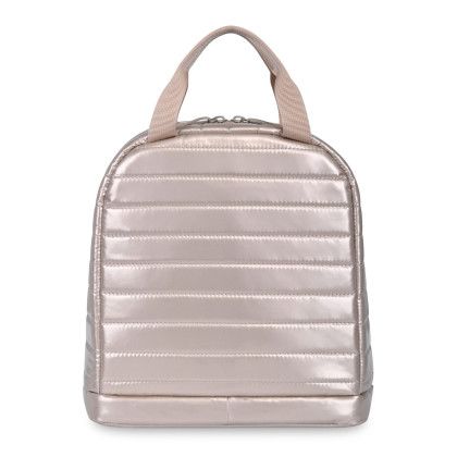 Custom Aviana Metallics Lunch Cooler - Champagne - Back