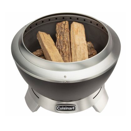 Custom Cuisinart Outdoors Cleanburn Fire Pit Gift - Loaded with Wood