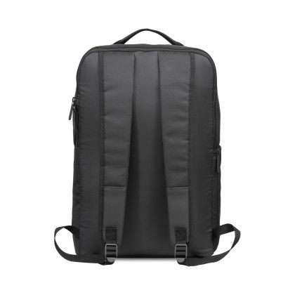 Custom Mobile Office Laptop Backpack - Black - Back