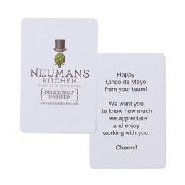 Custom Custom Greeting Card - White