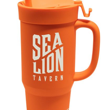 Custom Silipint Humbler - 32 oz. - Classic Orange