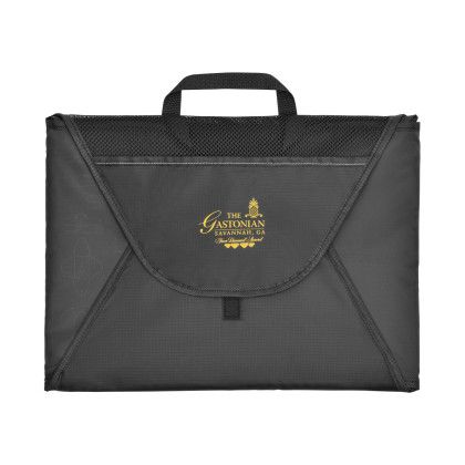 Custom Jetsetter Garment Folder Set - Black - Front