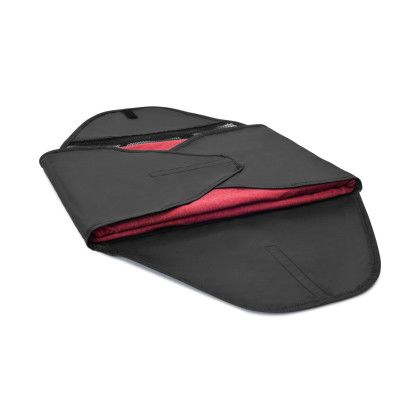 Custom Jetsetter Garment Folder Set - Black - Folded Open