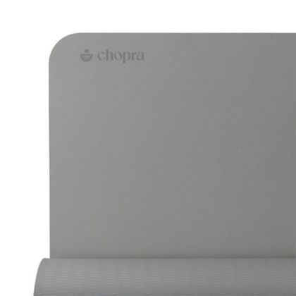 Custom Restore 6mm Yoga Mat - Dove Grey - Unrolled