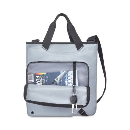 Custom Renegade Holdall Tote - Tradewinds - Front Pocket Open