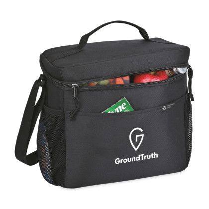 Custom Renew RPET Box Cooler - Black - Storage