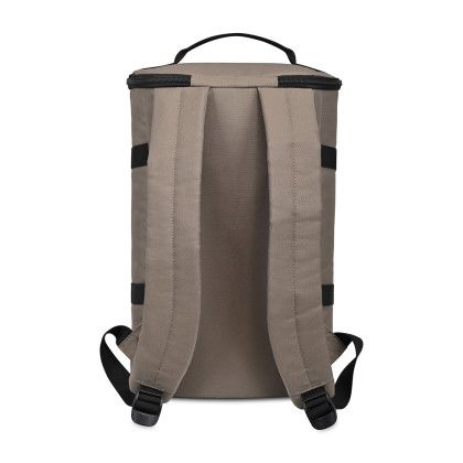 Custom Renew RPET Backpack Cooler - Brindle - Back