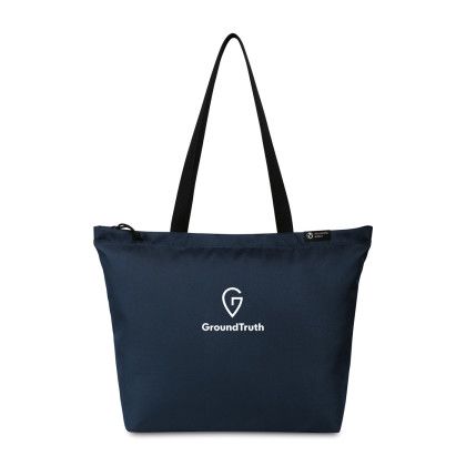 Custom Renew RPET Tote - Navy - Front