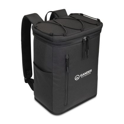 Custom Acadia Backpack Cooler - Black - Side Custom Acadia Backpack Cooler - Black - Side