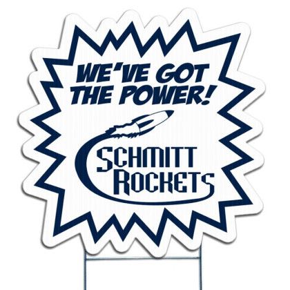 Starburst Yard Sign with Custom Imprint