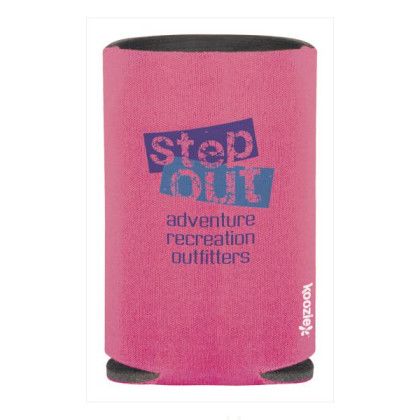 Custom Full Color Koozie Can Cooler - Pink