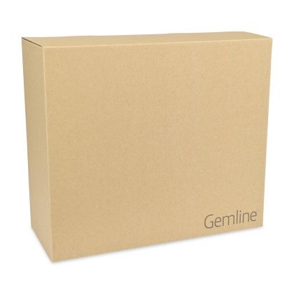 Custom Luxe Faux Fur Throw Blanket - Brown - In Box