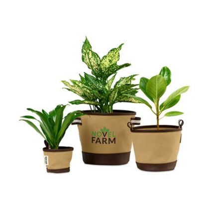 Custom Heritage Supply Plant, Grow and Store Trio of Pots - Plants not included