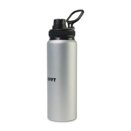 Custom Jett Aluminum Chug Lid Hydration Bottle - 32 Oz. - Silver