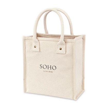 Custom Petite Market Street Tote - Natural 