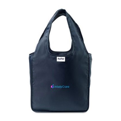 Custom RuMe Recycled Mini Tote - Navy - Front