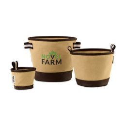 Custom Heritage Supply Plant, Grow and Store Trio of Pots - Dune