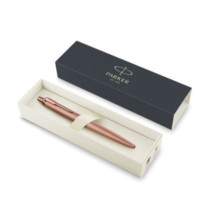 Custom Parker Jotter XL Ballpoint - Monochrome Pink Gold - Pink Gold Trim - in Gift Box