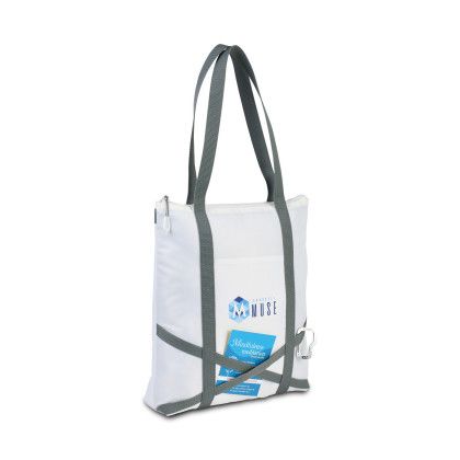Custom Terrex Sport Tote - White - Side View