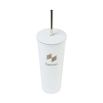 Custom Aviana Dallas To-Go Cup - 23 Oz. - White - Top View