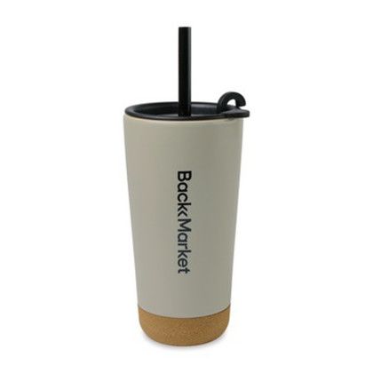 Custom Valo Ceramic To-Go Cup - 18 Oz. - Sage Gray