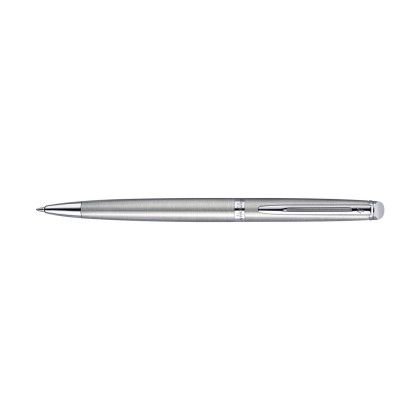 Custom Waterman Hemisphere Ballpoint - Blue Ink - Stainless Steel - Silver Trim
