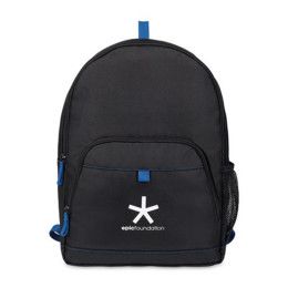 Custom Repeat Recycled Poly Backpack - Royal Blue