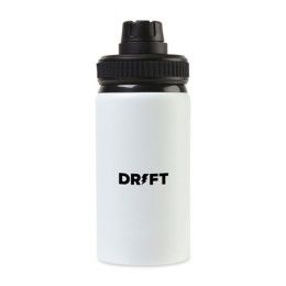 Custom Jett Aluminum Chug Lid Hydration Bottle - 16 Oz. - White