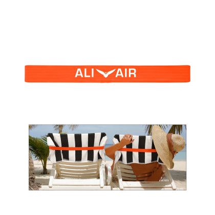 Custom Chair Band Towel Holder - Orange