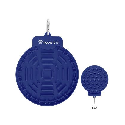 Custom Slow Feeder Pet Lick Food Mat - Blue