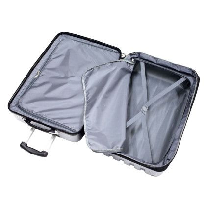 Custom 20" Exp. Hardside Luggage - Handle Extended - Open
