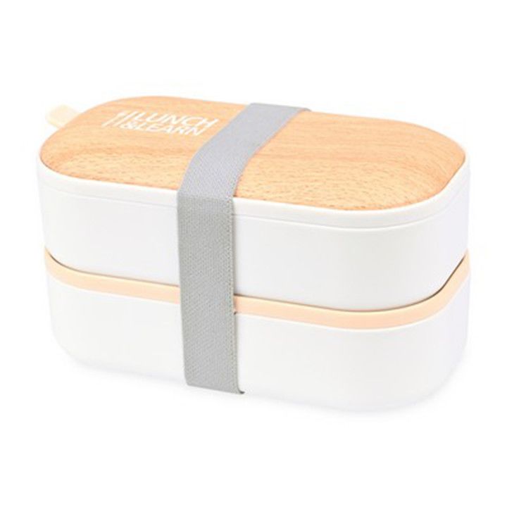 Withe Lunch Box Custom Osaka Bento Lunch Box - White