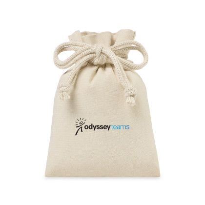 Custom Eco-conscious Canvas Drawstring Gift Bag - Small - Added Fee for Multiple Imprint Colors Custom Eco-conscious Canvas Drawstring Gift Bag - Small - Added Fee for Multiple Imprint Colors