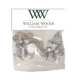 Custom Large Header Bags - Hershey's Chocolate Kisses