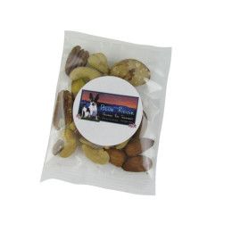 Custom 1oz. Goody Bags - Deluxe Mixed Nuts - Digital Label