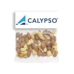 Custom Large Header Bags - Deluxe Mixed Nuts