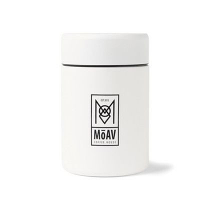 Custom MiiR Coffee Canister - 12 Oz. - White Powder Custom MiiR Coffee Canister - 12 Oz. - White Powder