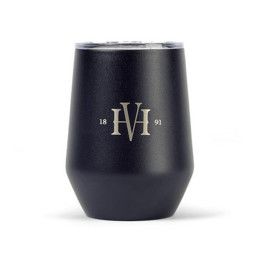 Custom MiiR Vacuum Insulated Wine Tumbler - 10 Oz. - Black powder